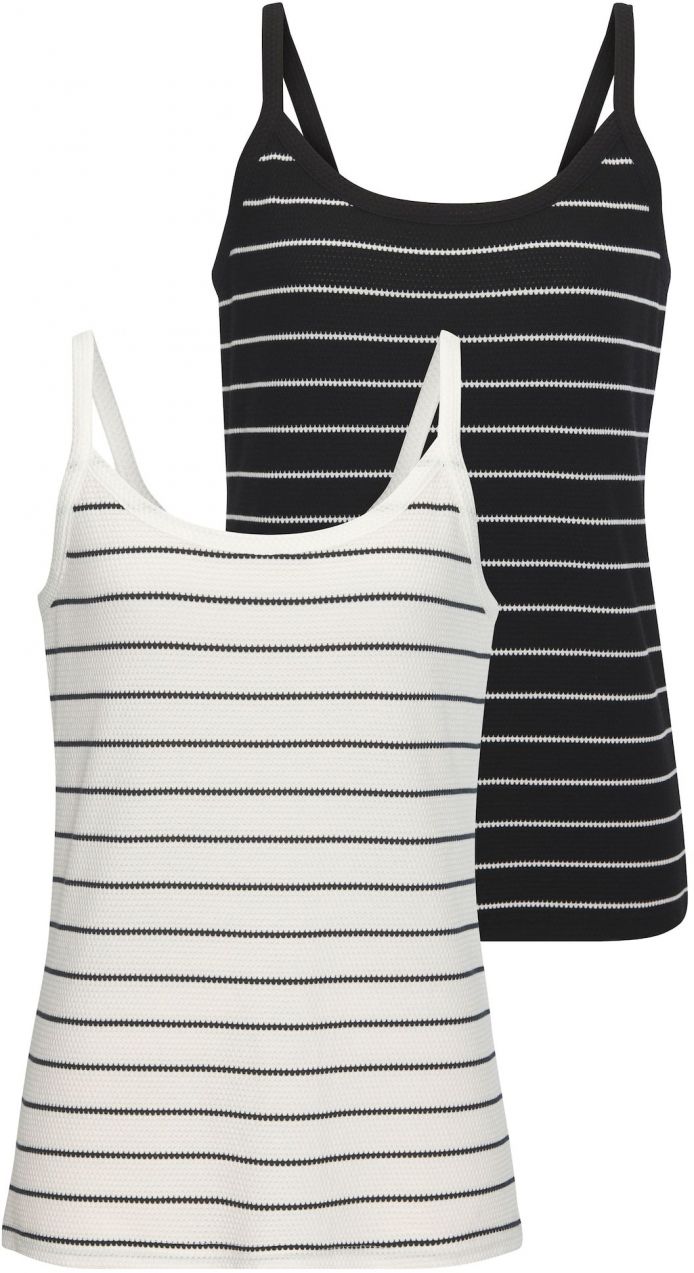 VIVANCE Top  čierna / biela