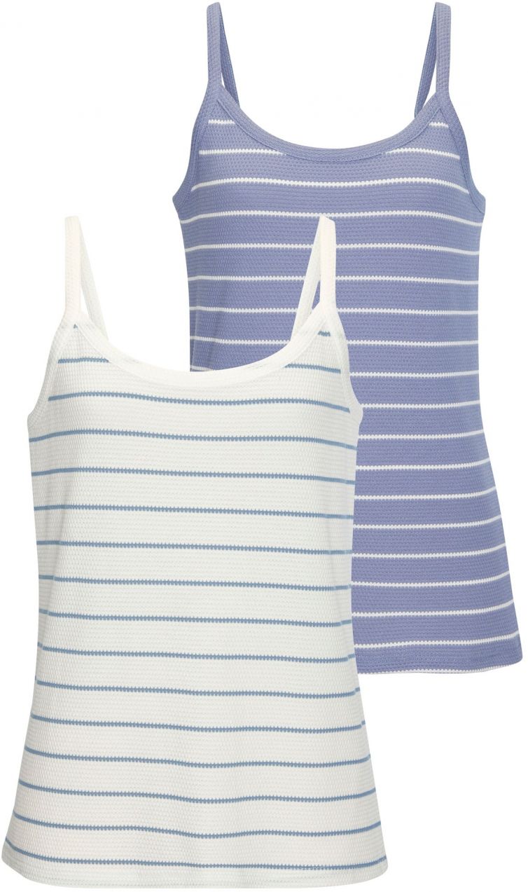 VIVANCE Top  modrá / biela