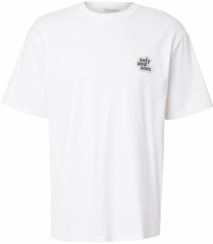 Only & Sons Tričko 'ONSARCH'  kaki / oranžová / čierna / biela