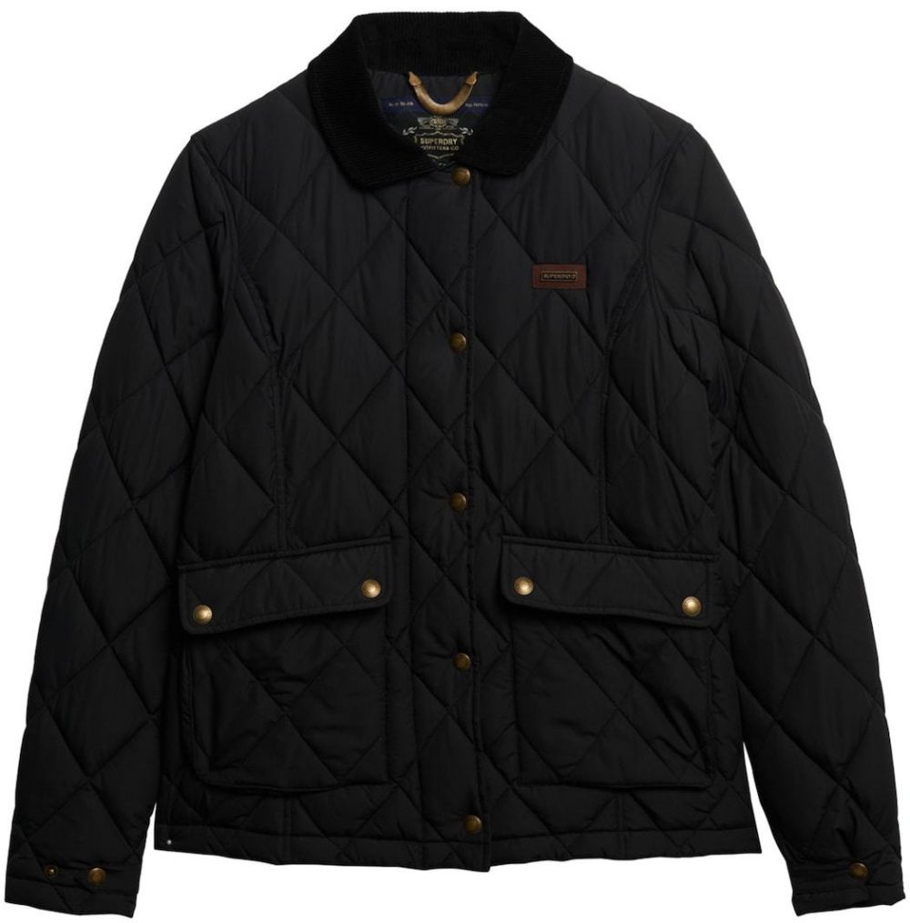 Superdry Prechodná bunda  čierna