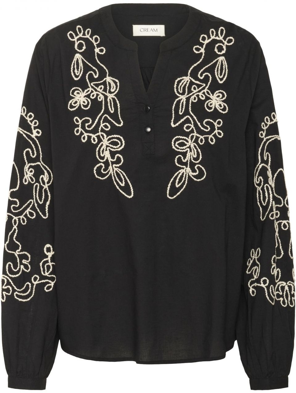 Cream Blúzka 'CRVia'  krémová / čierna