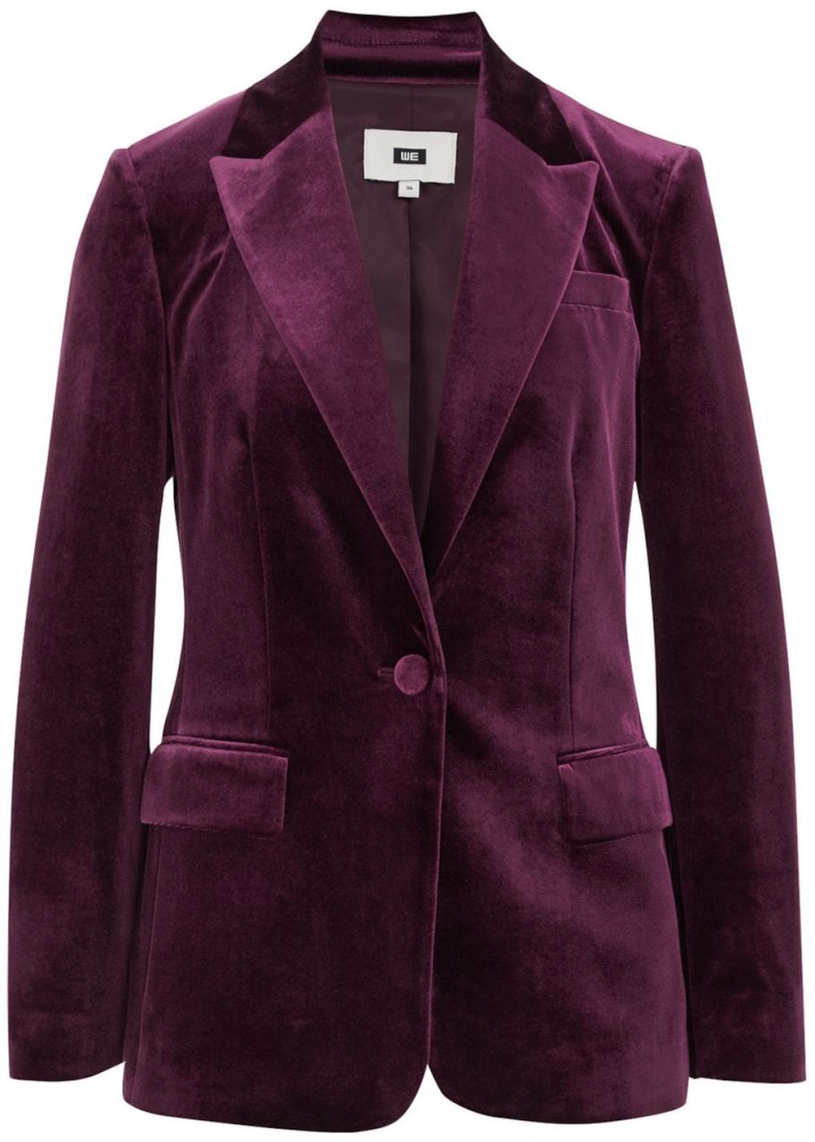 WE Fashion Blejzer  baklažánová