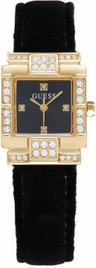 GUESS Analógové hodinky  zlatá / čierna