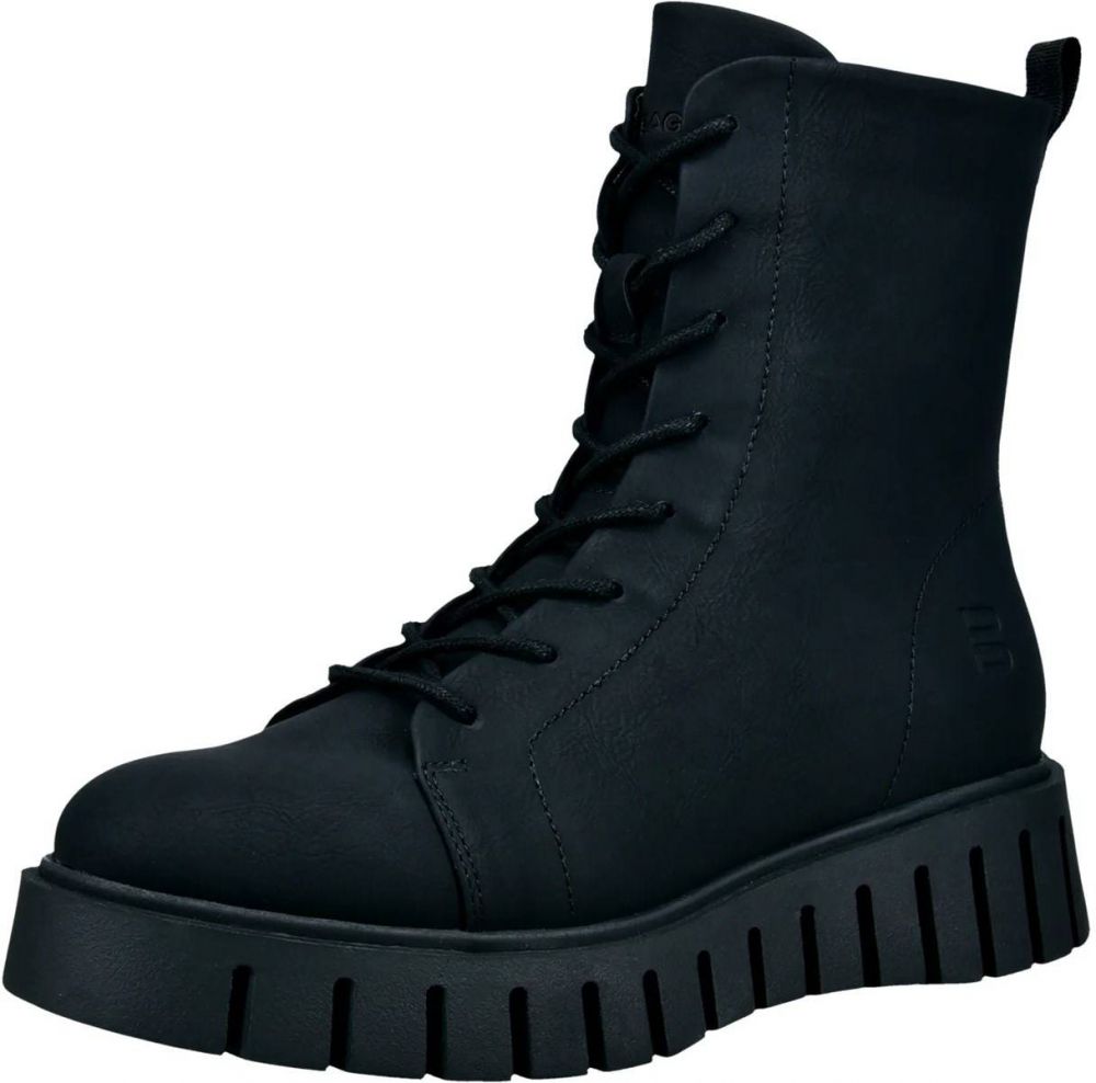 TT. BAGATT Šnurovacie členkové čižmy  čierna