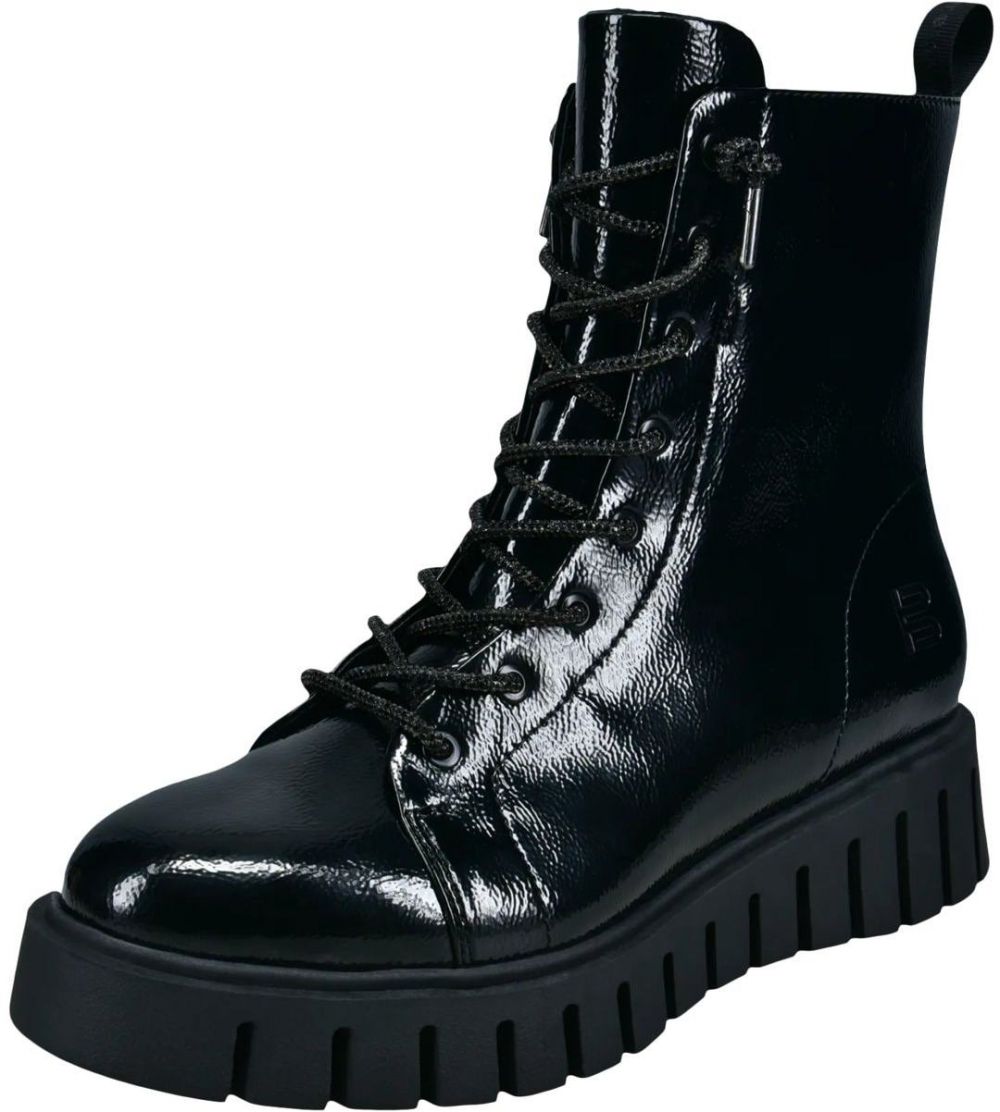 TT. BAGATT Šnurovacie členkové čižmy  čierna