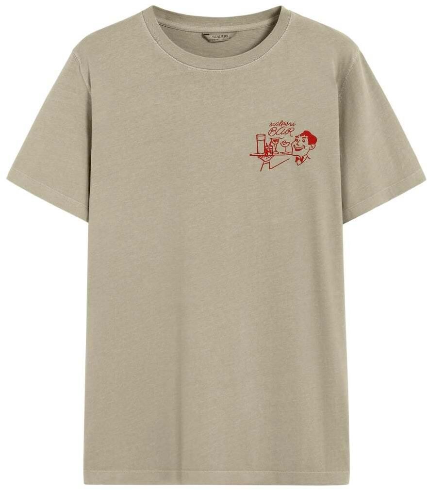 Scalpers Tričko  hnedá