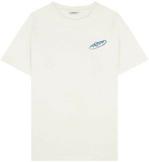 Scalpers Tričko 'Baguette'  krémová / modrá