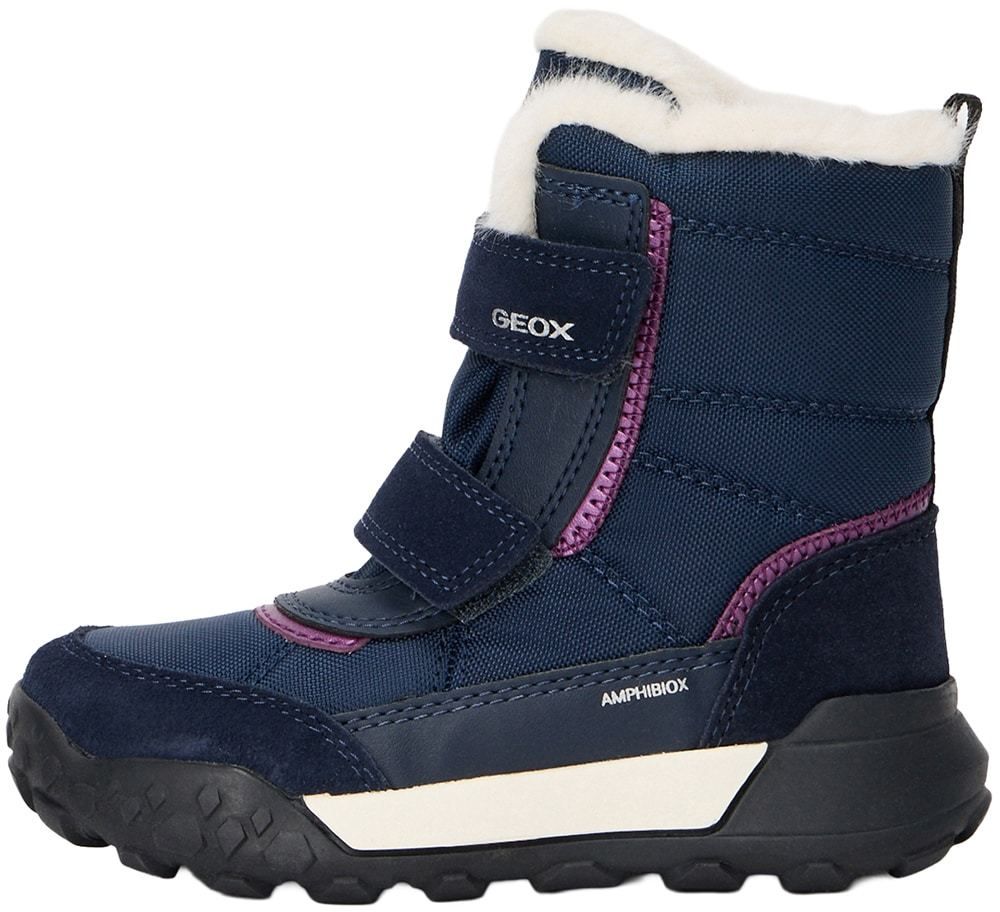 GEOX Snehule 'Trekkyup'  námornícka modrá / fialová / biela
