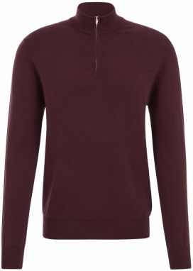 WE Fashion Sveter  vínovo červená