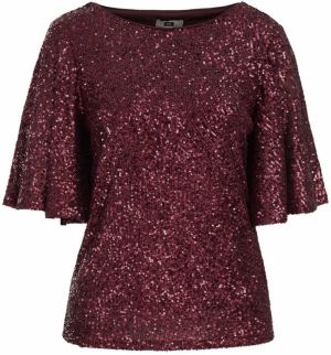 WE Fashion Tričko  baklažánová