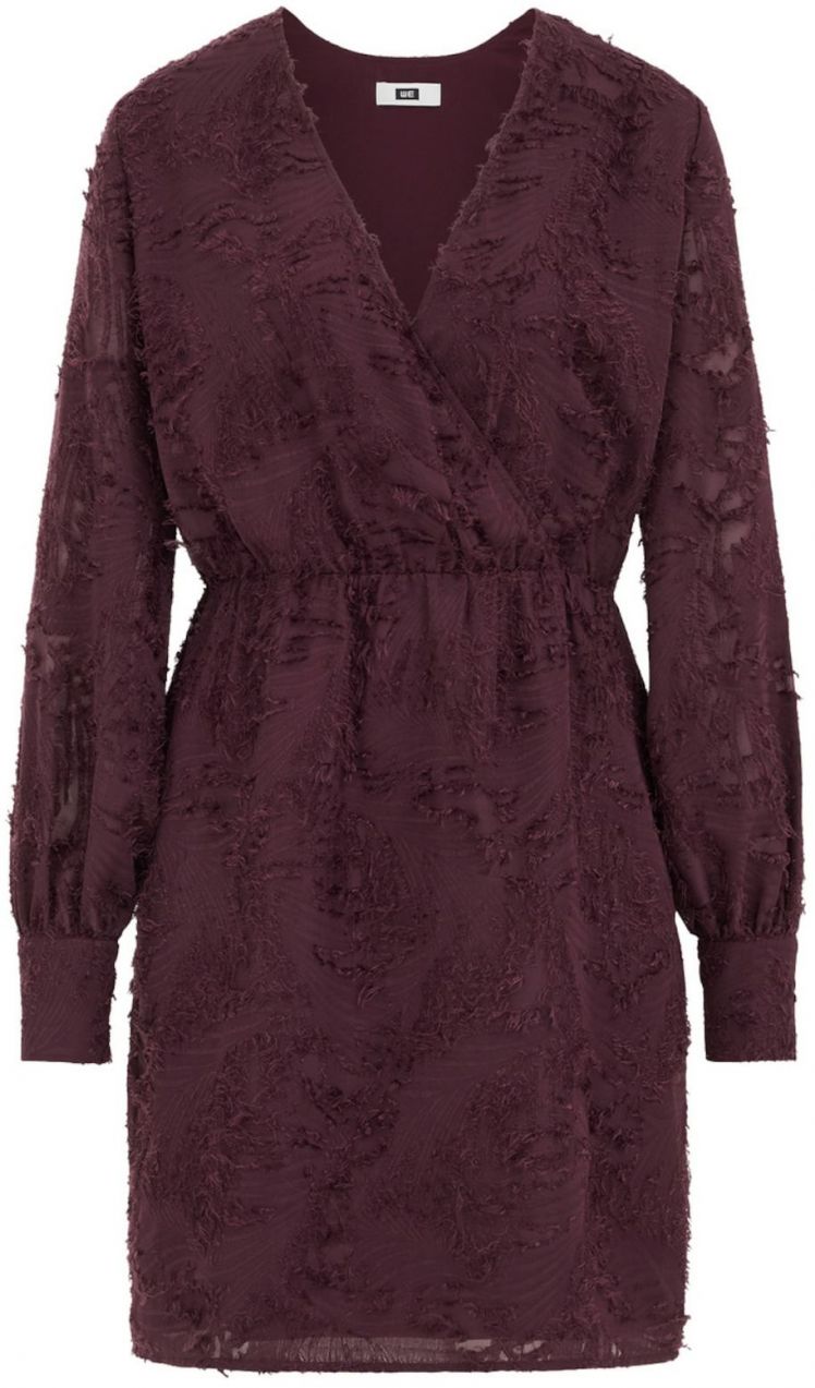 WE Fashion Šaty  vínovo červená