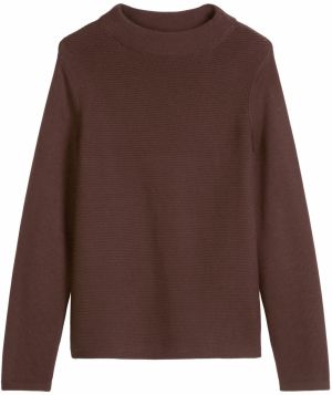Marc O'Polo Sveter  tmavohnedá