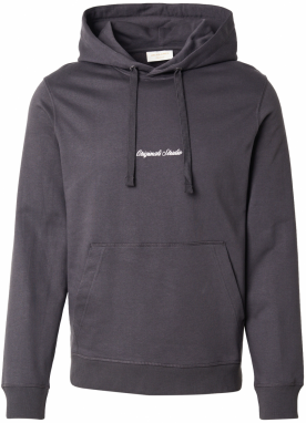 JACK & JONES Mikina 'JORNORREBRO'  tmavosivá / biela