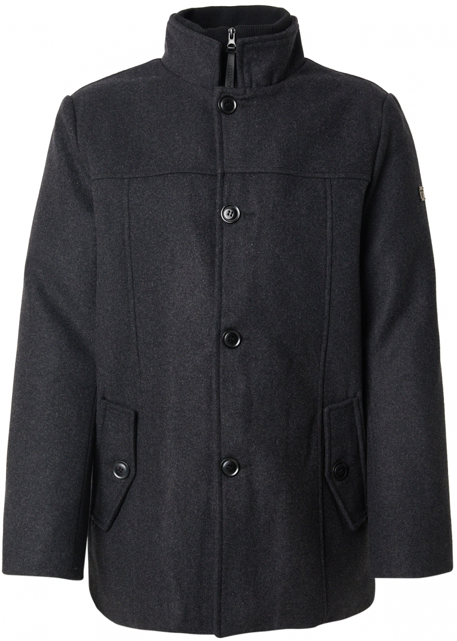 INDICODE Prechodný kabát 'Lunik'  tmavosivá