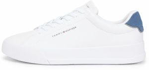 TOMMY HILFIGER Nízke tenisky  modrosivá / biela