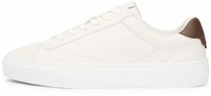 TOMMY HILFIGER Nízke tenisky  hnedá / biela