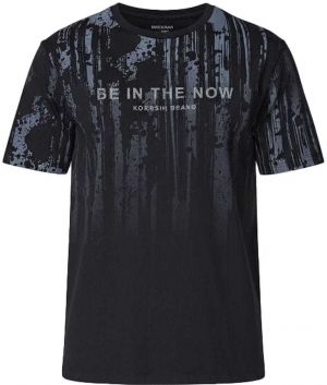 KOROSHI Tričko  opálová / čierna