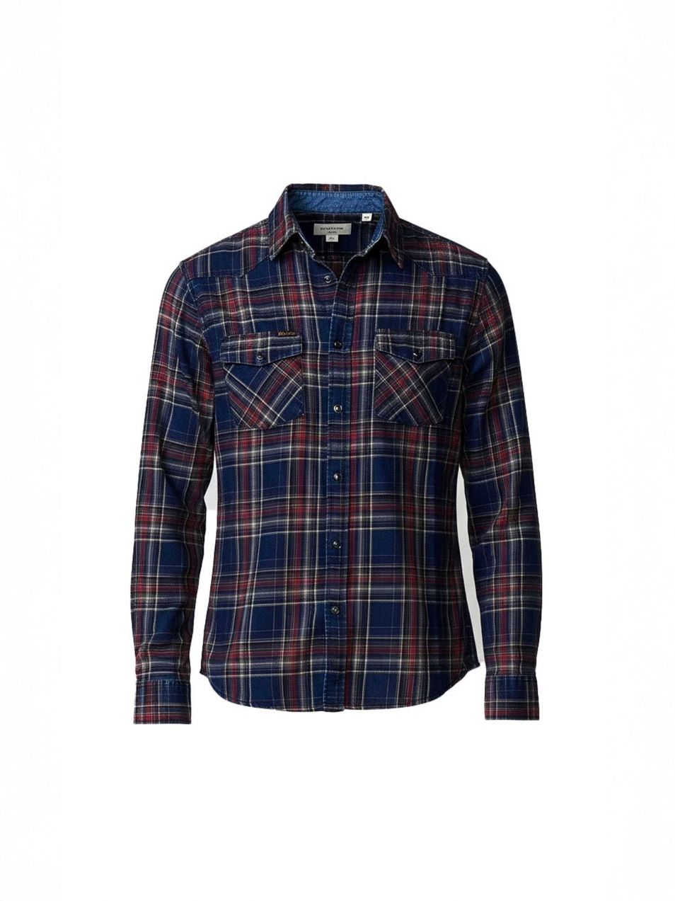 KOROSHI Košeľa  námornícka modrá / tmavočervená