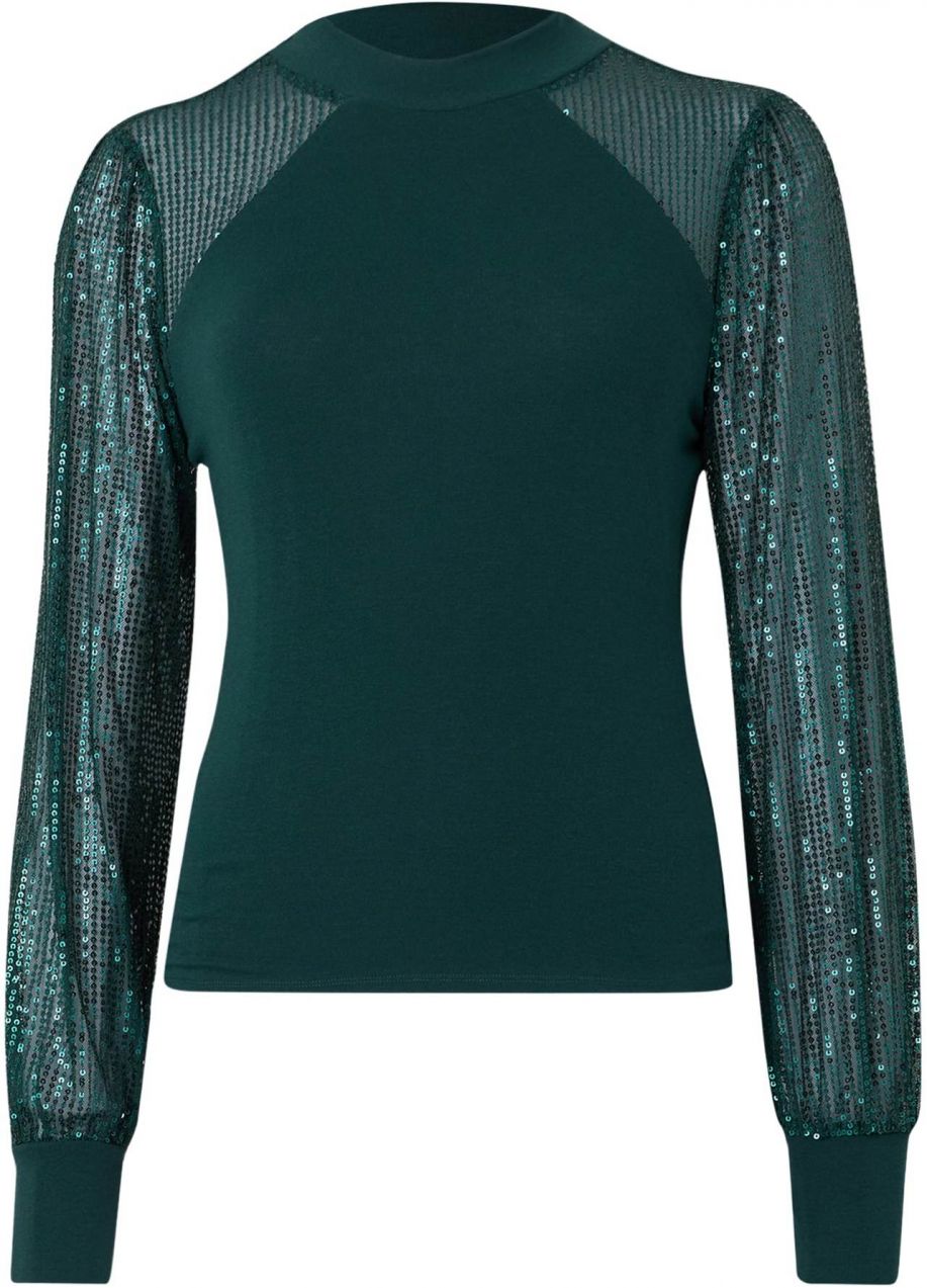 JDY Tričko 'JDYMEGAN'  tmavozelená