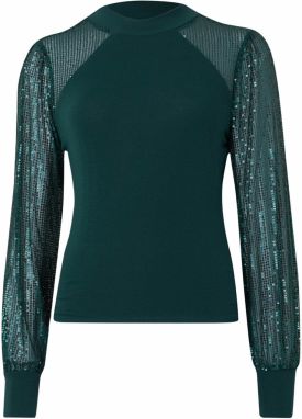 JDY Tričko 'JDYMEGAN'  tmavozelená