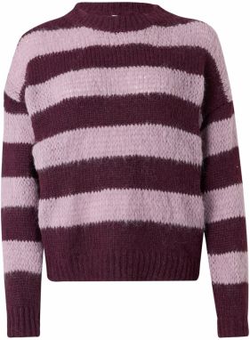 ONLY Sveter 'ONLCAMEL'  orgovánová / vínovo červená