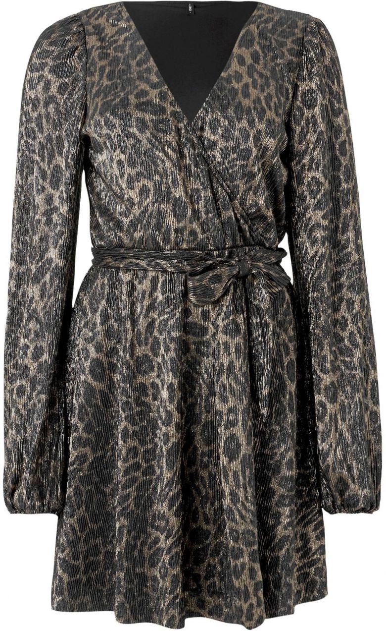 ONLY Šaty 'ONLLULA'  bronzová / čierna