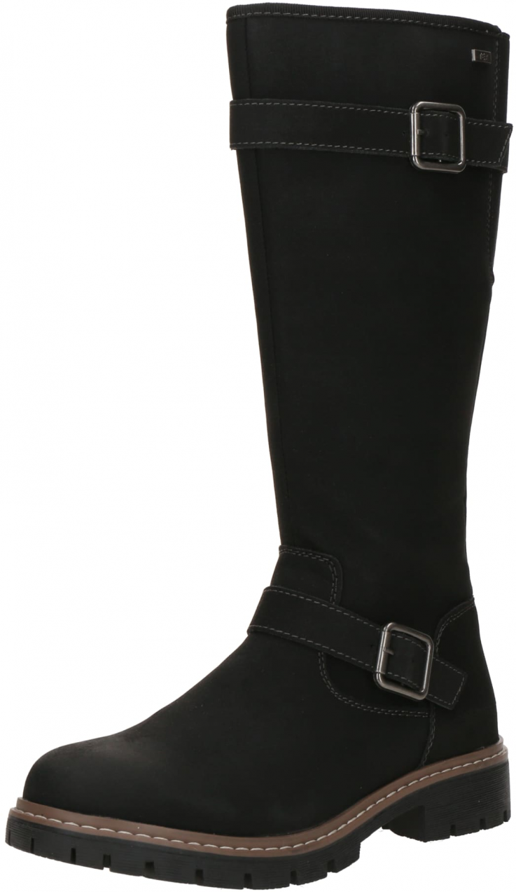 TOM TAILOR Čižmy  čierna