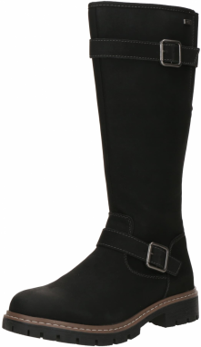 TOM TAILOR Čižmy  čierna