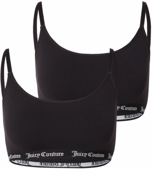 Juicy Couture Podprsenka  čierna / biela