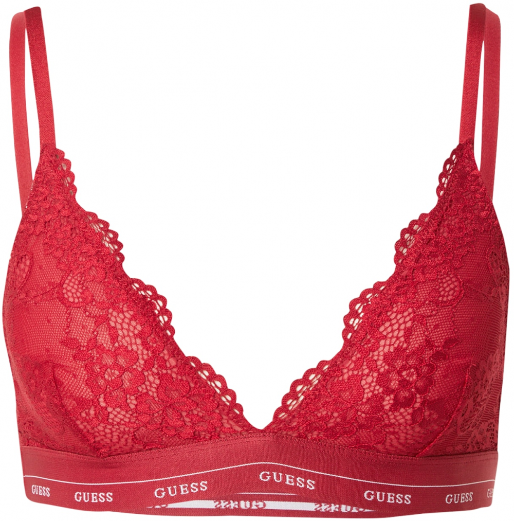 GUESS Podprsenka 'JANE'  krvavo červená / biela