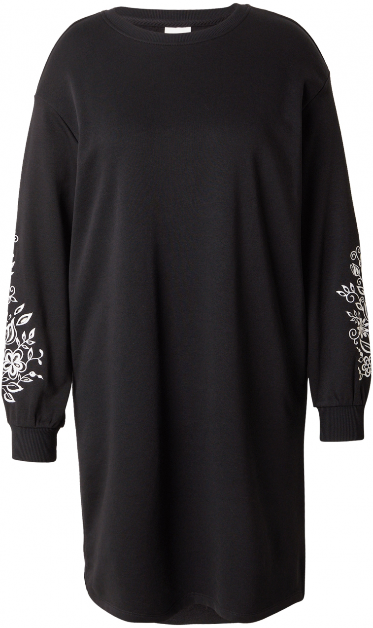 ONLY Carmakoma Šaty  čierna / biela