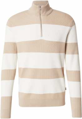 Only & Sons Sveter 'ONSPHIL'  béžová / biela