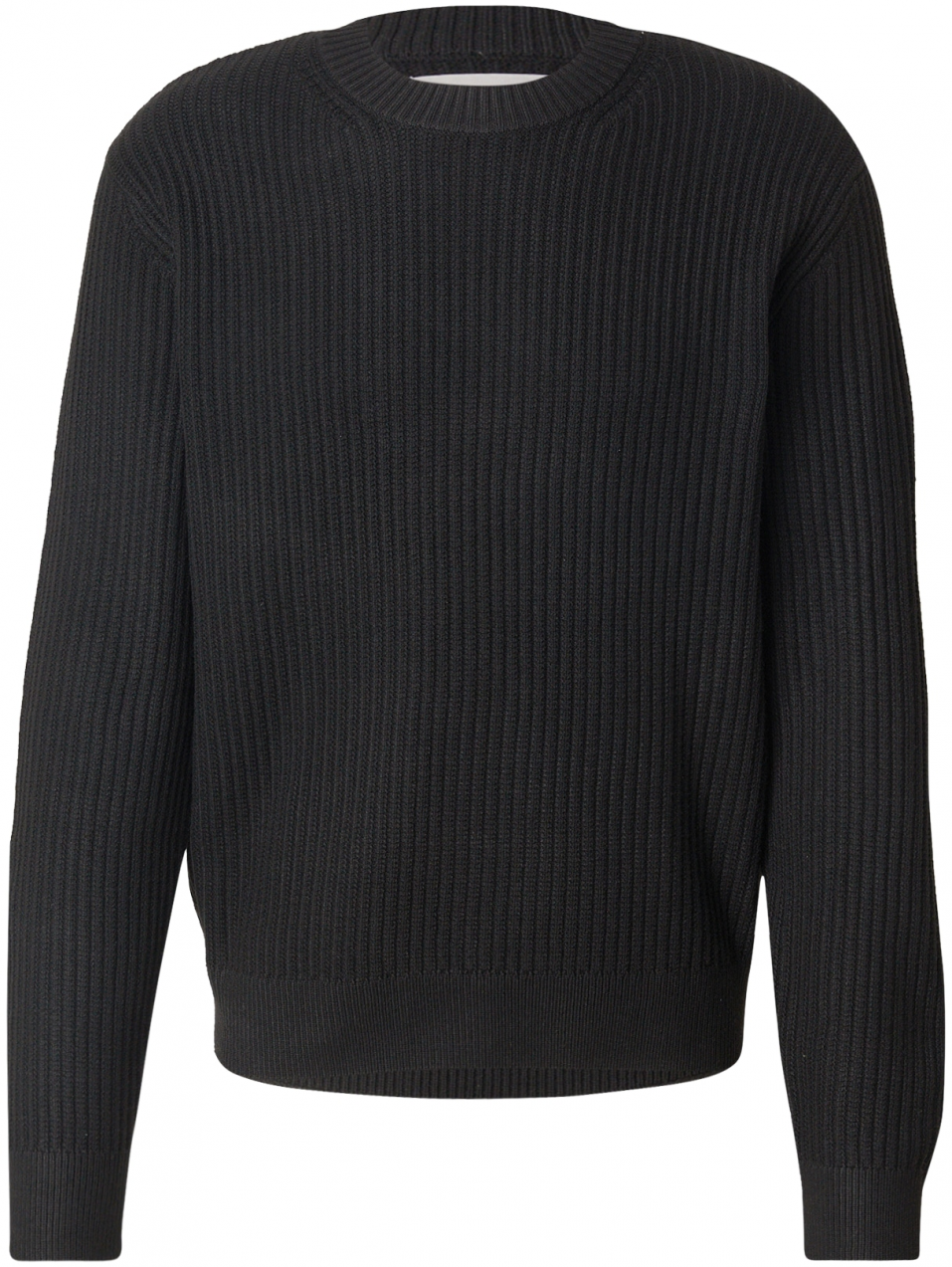JACK & JONES Sveter 'JCOGRID'  čierna