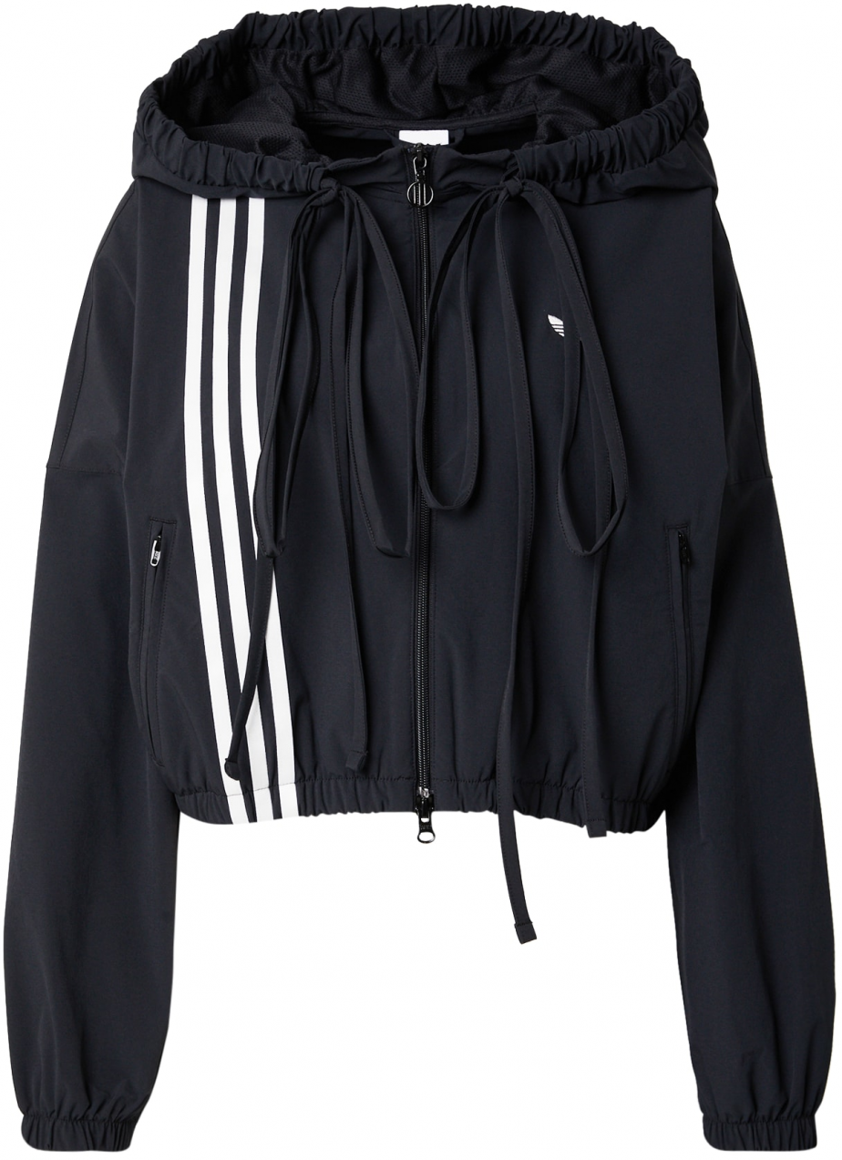 ADIDAS ORIGINALS Prechodná bunda  čierna / biela