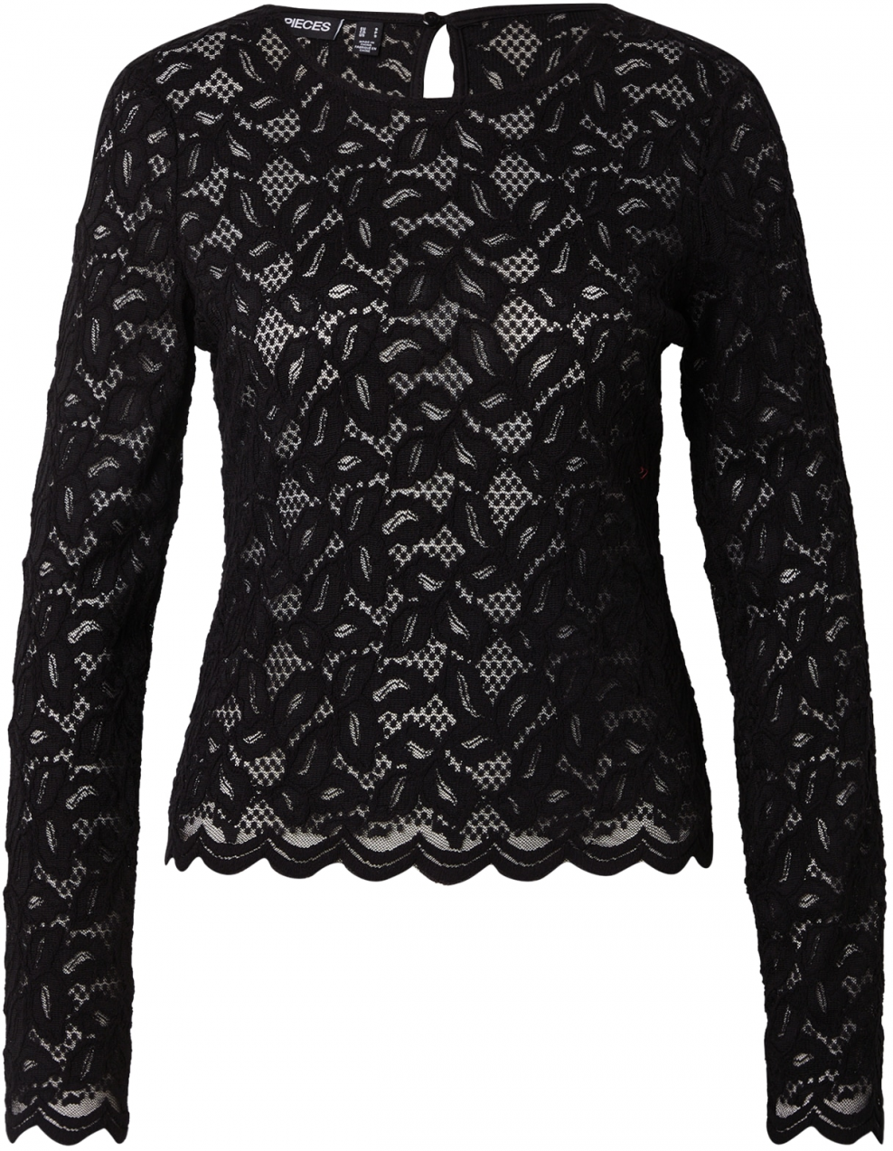 PIECES Blúzka 'PCJOHANNE'  čierna