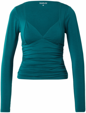 Abercrombie & Fitch Tričko 'ZOE'  petrolejová