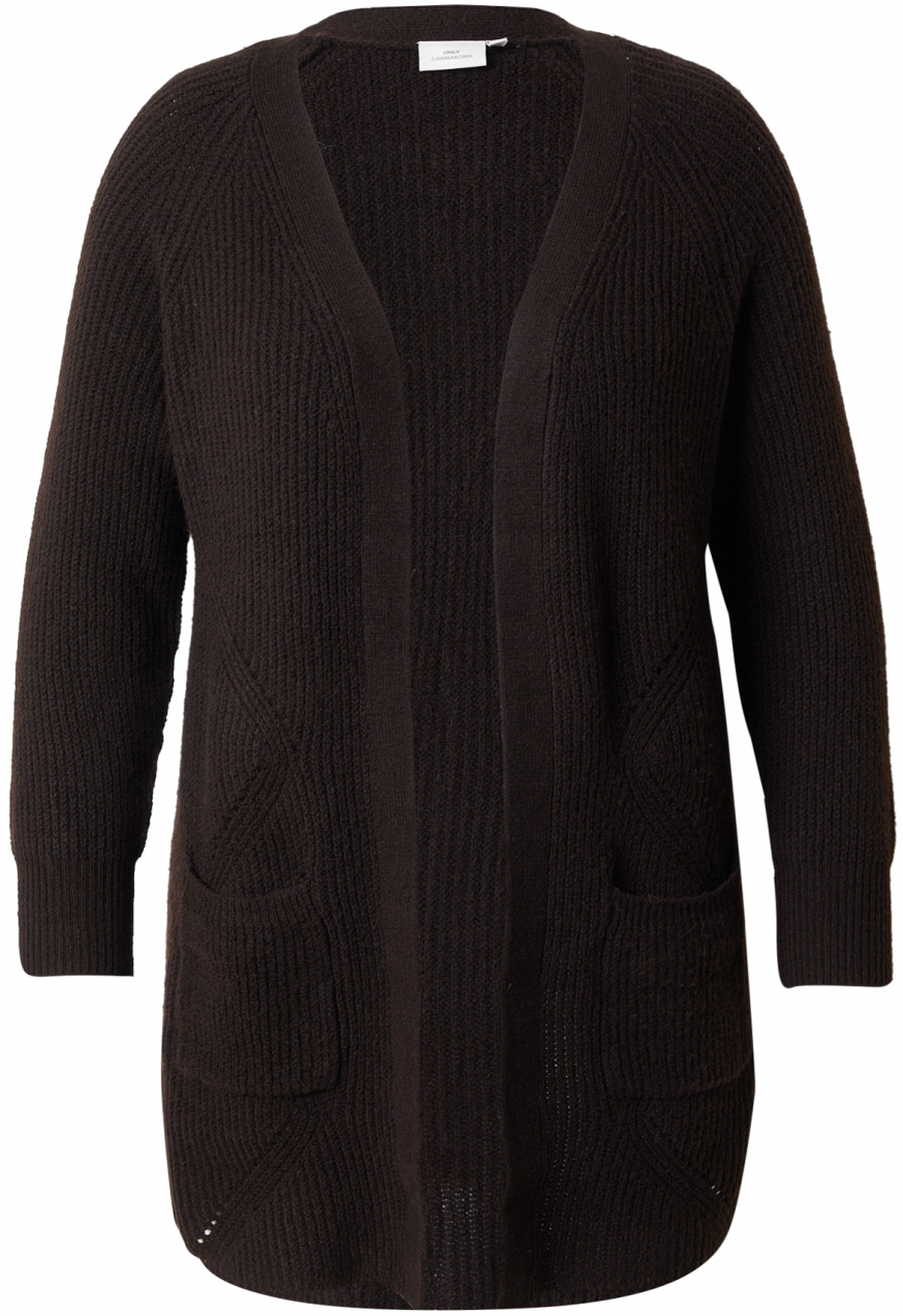 ONLY Carmakoma Kardigán 'CARWHITNEY'  hnedá