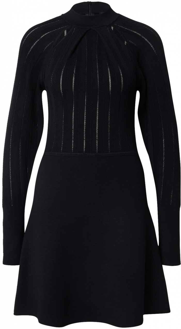 BOSS Pletené šaty 'Fuccia'  čierna