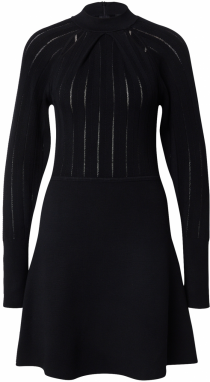 BOSS Pletené šaty 'Fuccia'  čierna