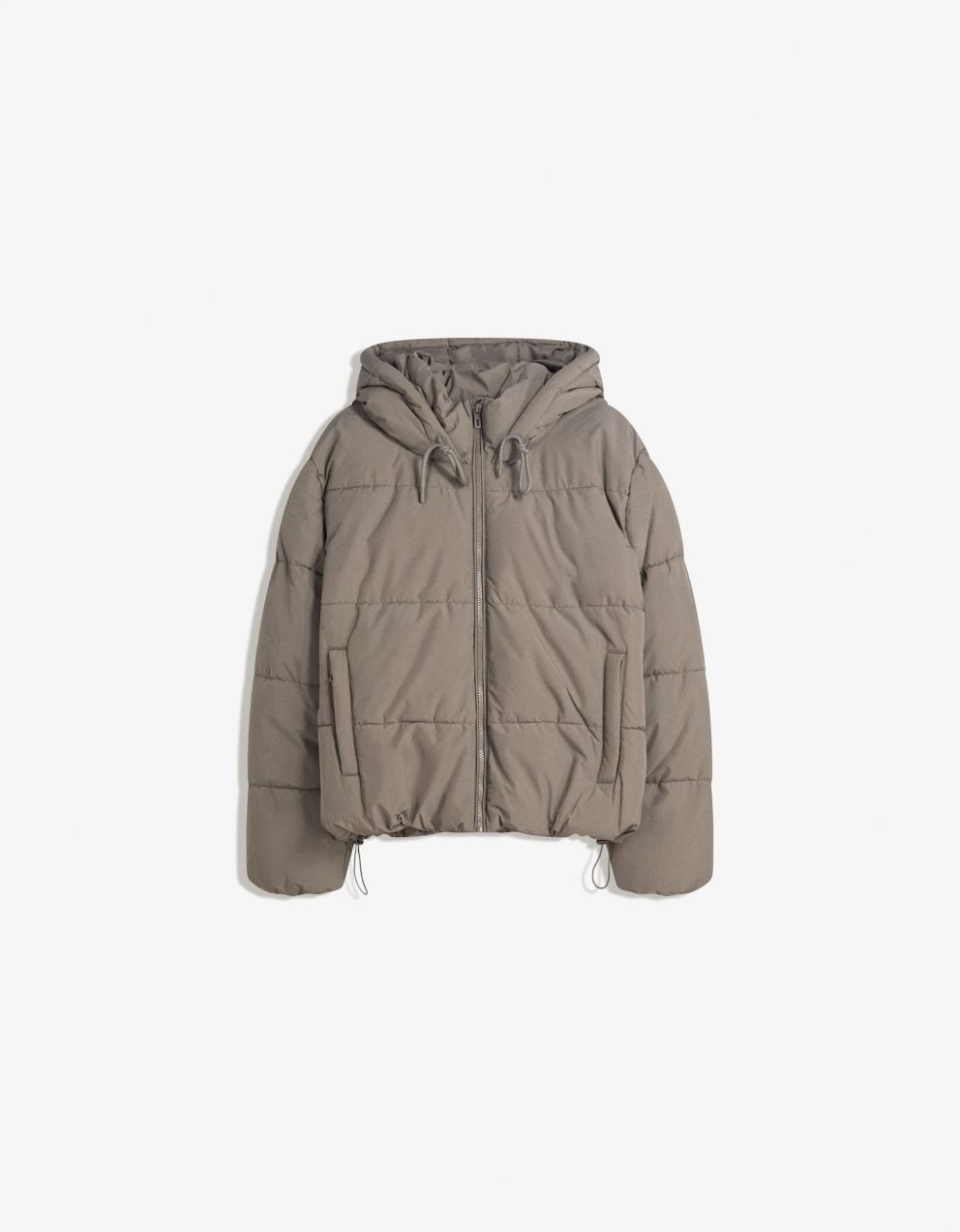 Bershka Prechodná bunda  béžová