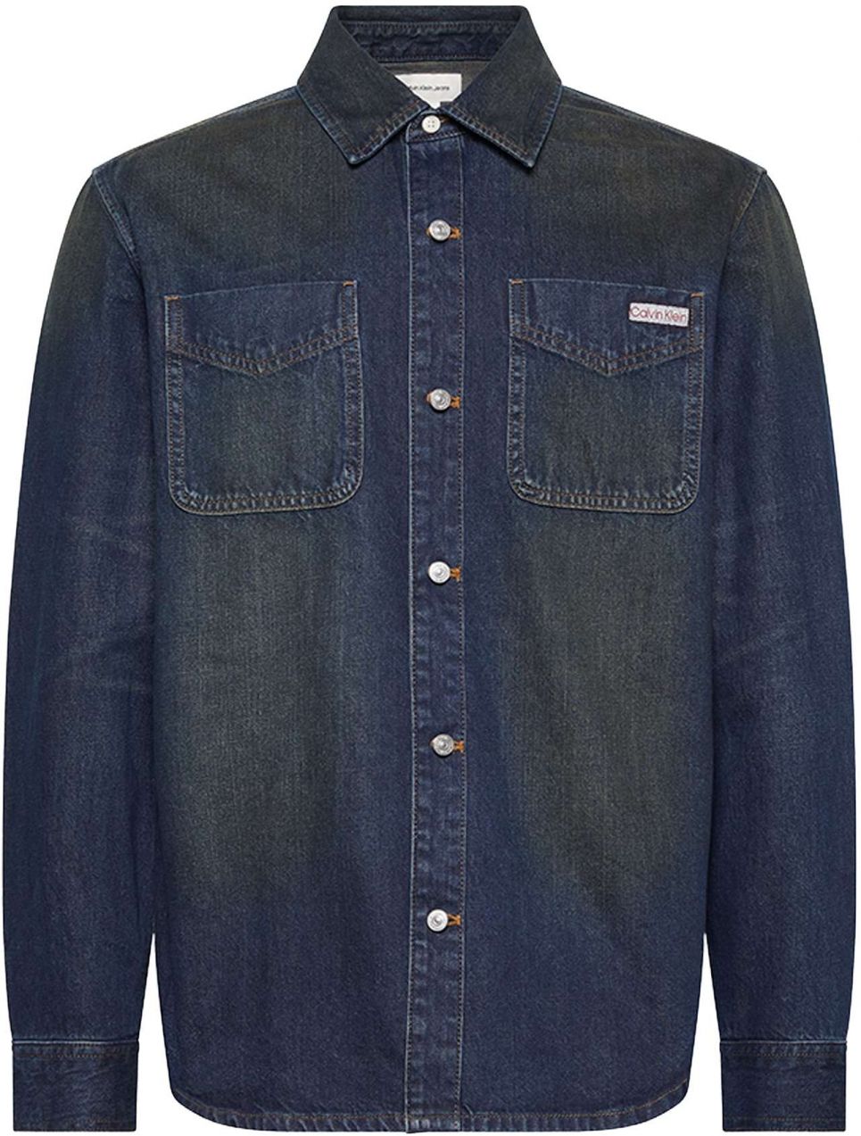 Calvin Klein Jeans Košeľa '90S'  tmavomodrá