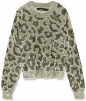 VERO MODA Sveter 'VMJUNGLE'  hnedá