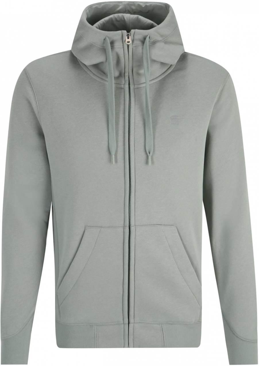 G-STAR Tepláková bunda 'Core'  sivá