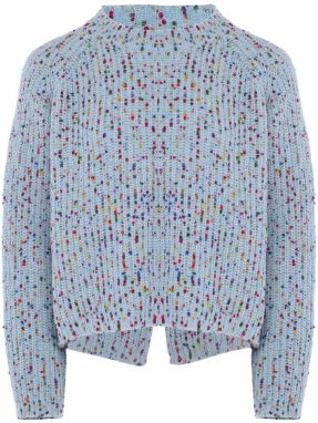 Sidona Sveter  svetlomodrá / žltá / zelená / fialová