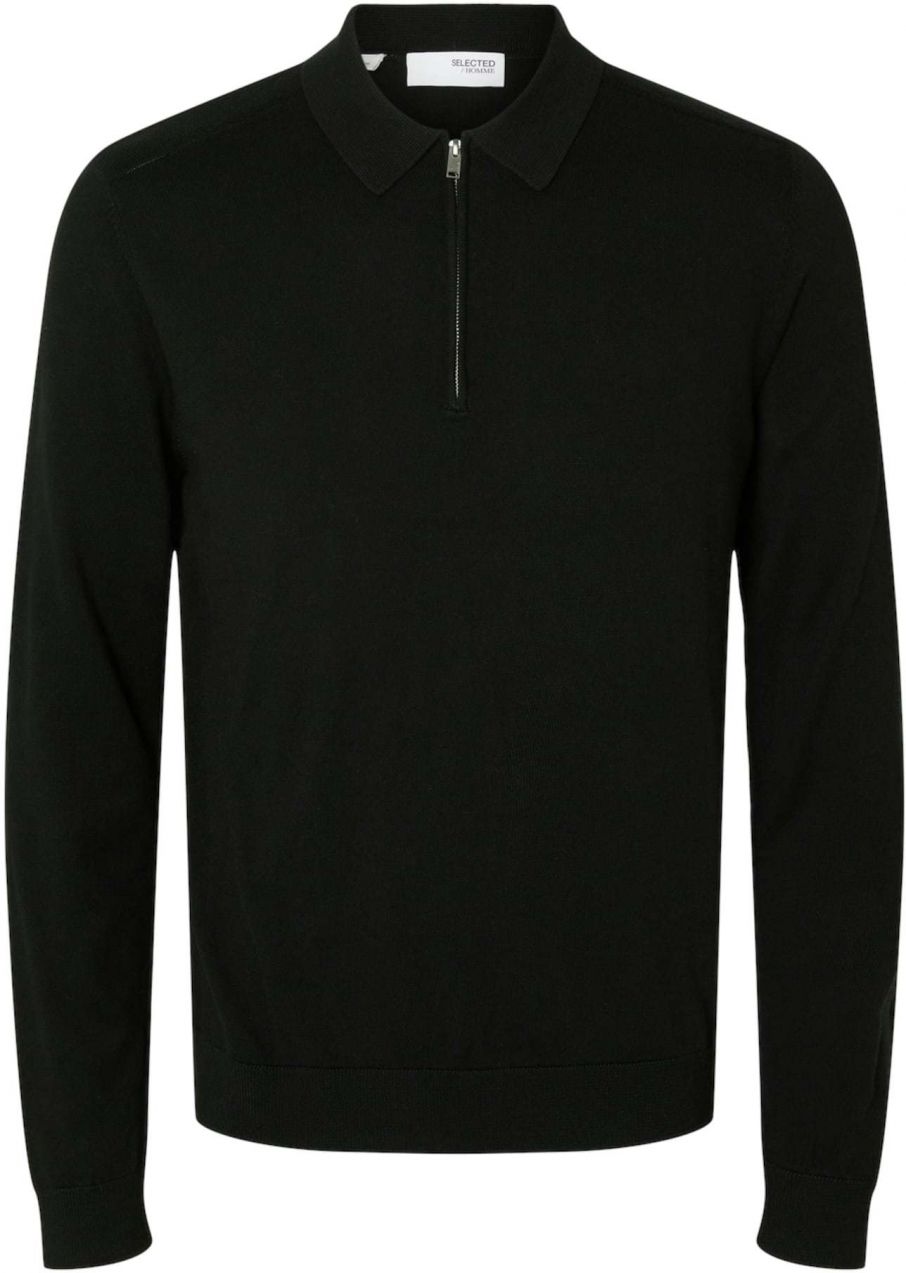 SELECTED Sveter 'SLHBERG'  čierna