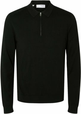 SELECTED Sveter 'SLHBERG'  čierna