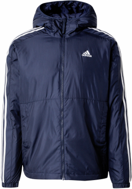 ADIDAS SPORTSWEAR Športová bunda 'ESS'  námornícka modrá / biela