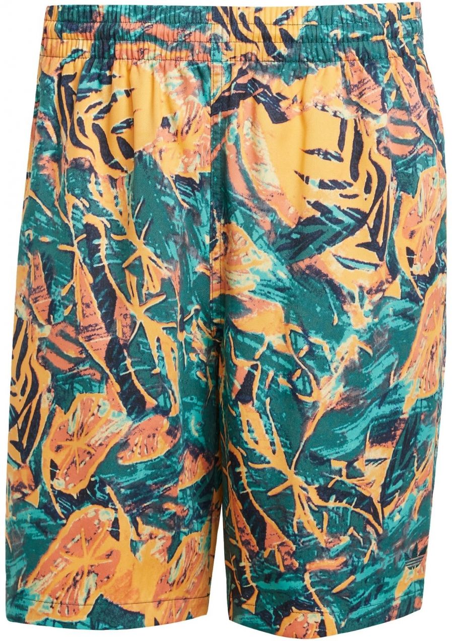 ADIDAS ORIGINALS Nohavice 'Archive Floral'  smaragdová / zmiešané farby