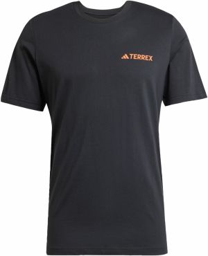 ADIDAS TERREX Funkčné tričko 'Mountain'  tmavooranžová / čierna