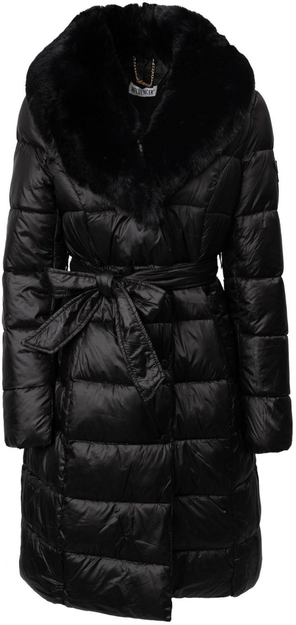 Influencer Zimný kabát  čierna
